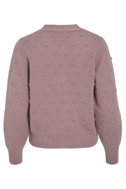 Cárdigan con perlas de punto