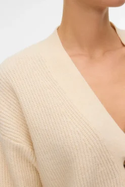 Cárdigan corto de manga larga