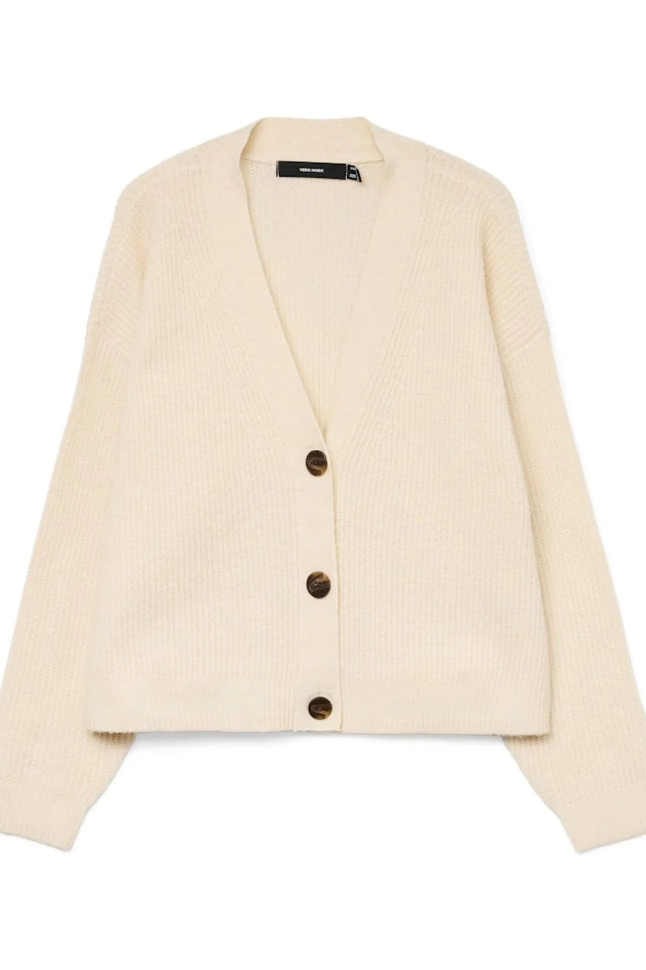 Cárdigan corto de manga larga