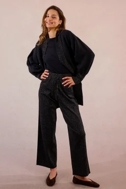 Cárdigan de manga larga abullonada