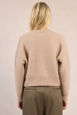 Cárdigan de manga larga detalle corazón