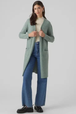 Cárdigan de mujer largo con manga larga