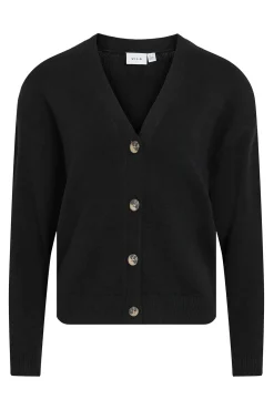 Cárdigan de punto abotonado con viscosa