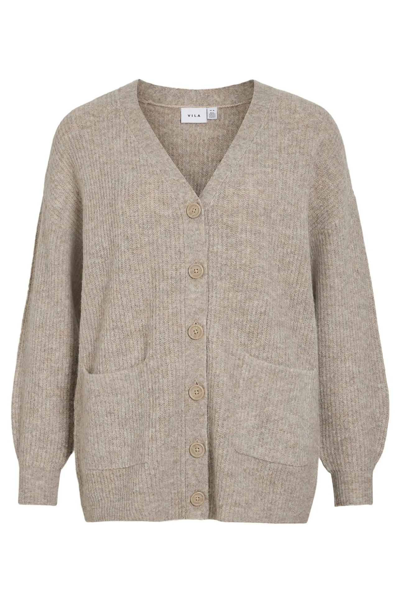 Cárdigan de punto canalé