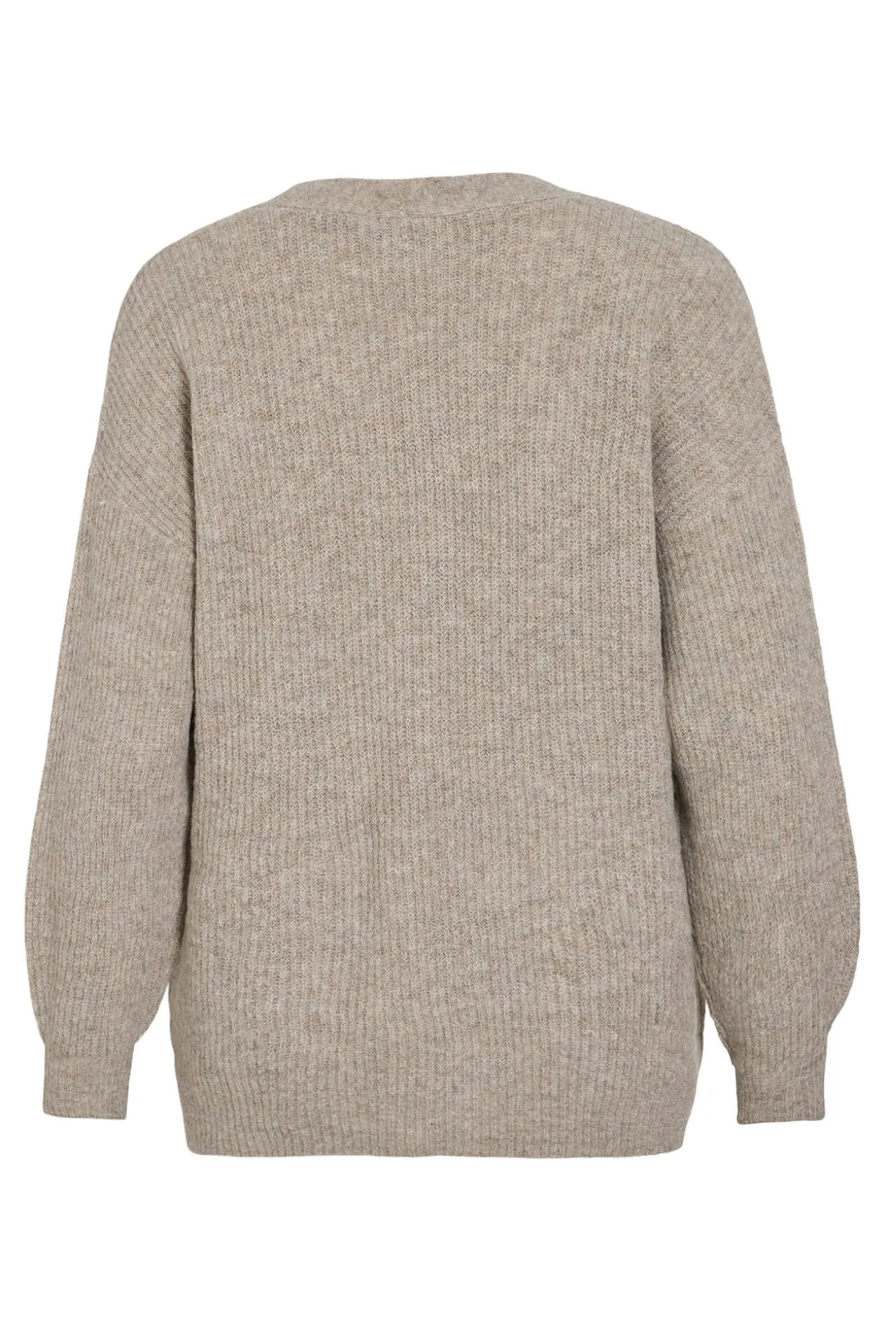 Cárdigan de punto canalé