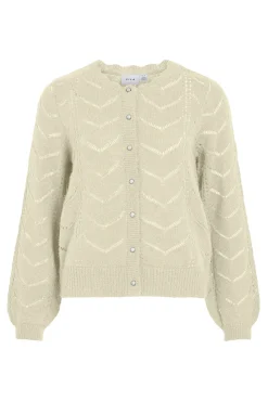 Cárdigan de punto con calados