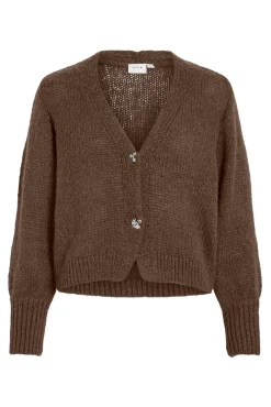 Cárdigan de punto con lana