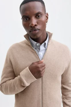 Cárdigan de punto estructurado