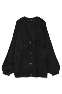 Cárdigan de punto frío talla grande