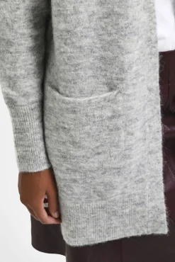 Cárdigan largo de alpaca