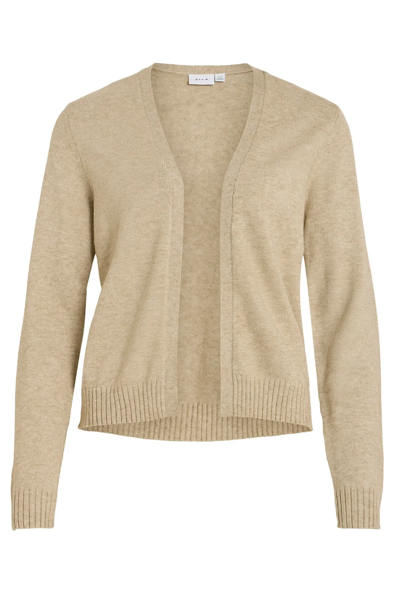 Cárdigan largo de punto con viscosa