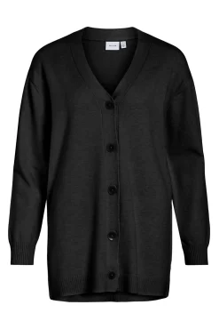 Cárdigan largo de punto con viscosa