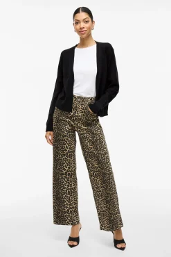 Cárdigan largo de punto con viscosa