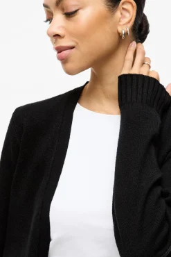 Cárdigan largo de punto con viscosa