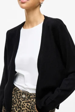 Cárdigan largo de punto con viscosa