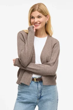 Cárdigan largo de punto con viscosa