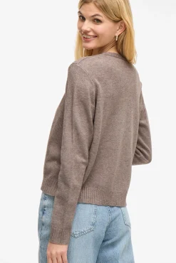 Cárdigan largo de punto con viscosa