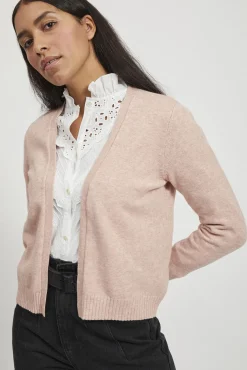 Cárdigan largo de punto con viscosa