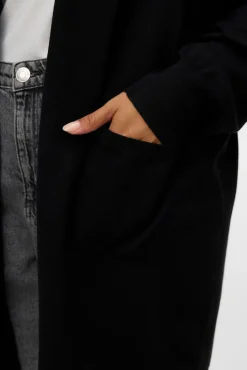 Cárdigan largo talla grande