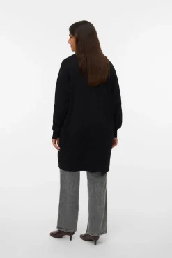 Cárdigan largo talla grande