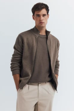 Cárdigan milano cremallera