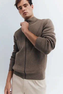 Cárdigan milano cremallera