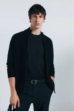 Cárdigan milano cremallera