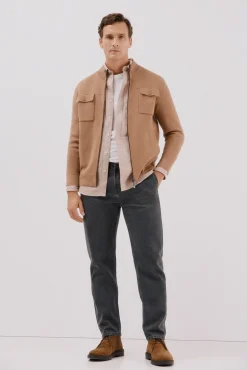 Cárdigan navidad punto algodón cierre cremallera