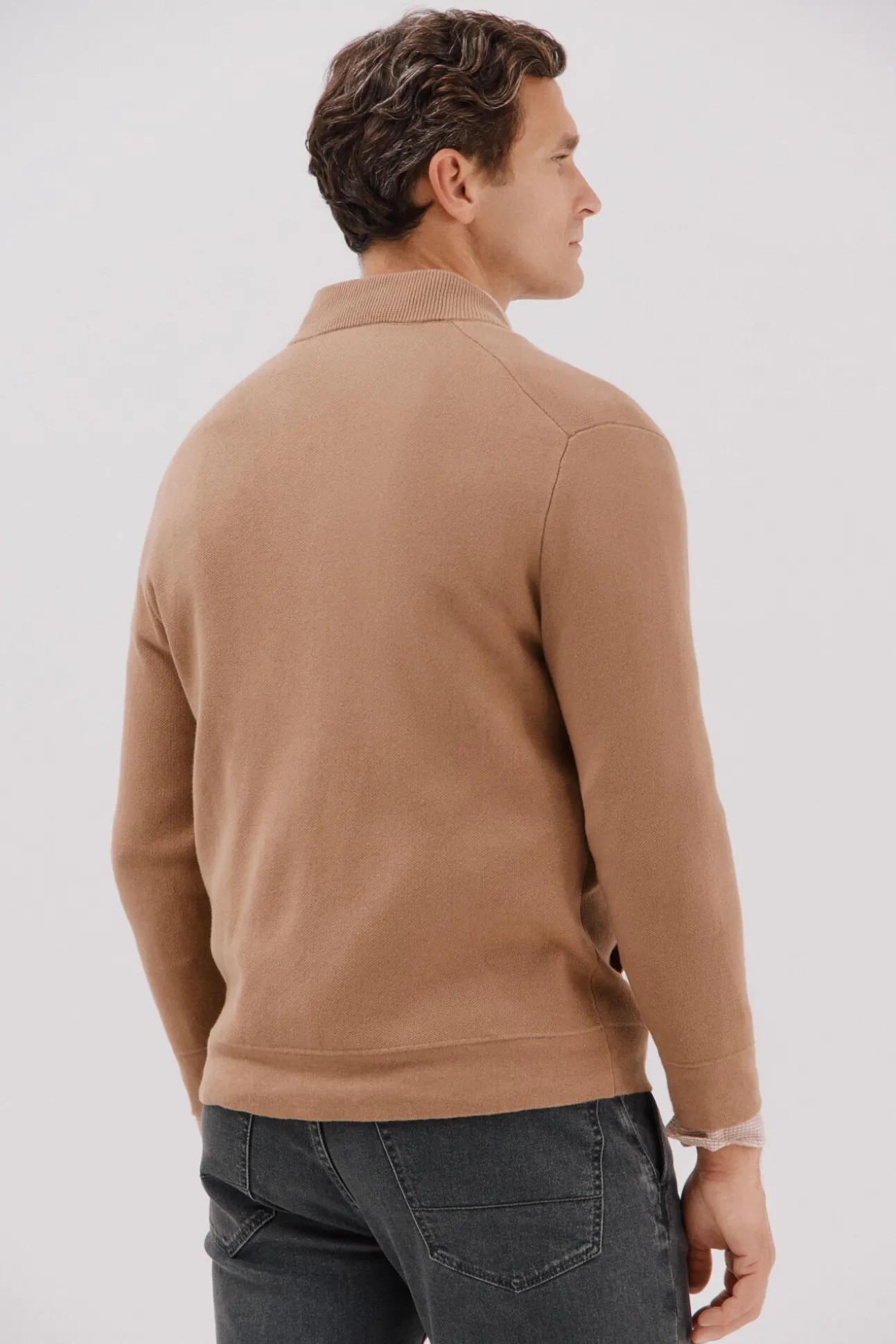 Cárdigan navidad punto algodón cierre cremallera