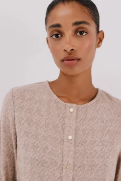 Cárdigan pata de gallo