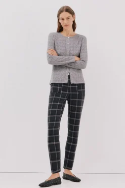 Cárdigan pata de gallo