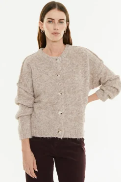 Cárdigan pelo botones