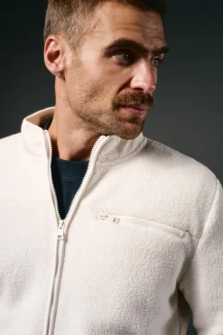 Cárdigan tejido sherpa