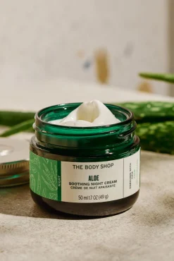 Crema De Noche Calmante De Aloe