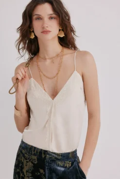 Cristina. Top lencero