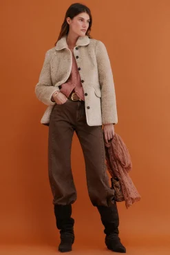 Denise. Abrigo efecto pelo