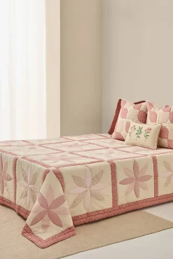 Edredón de patchwork tradicional