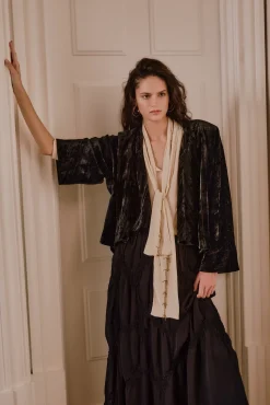 Ellen. Chaqueta de terciopelo