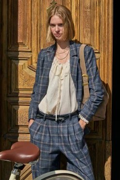 Elvira. Blazer cuadros