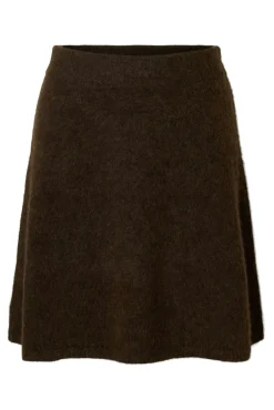 Falda corta alpaca y lana