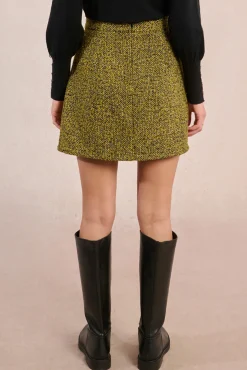 Falda corta estampado animal