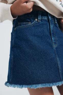 Falda denim niña