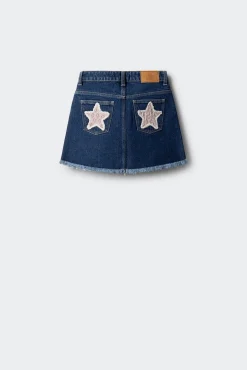 Falda denim niña