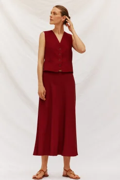 Falda fluída tencel