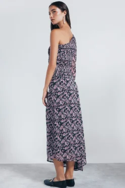 Falda larga asimétrica