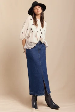 Falda Larga Vaquera