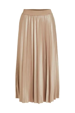 Falda midi plisada