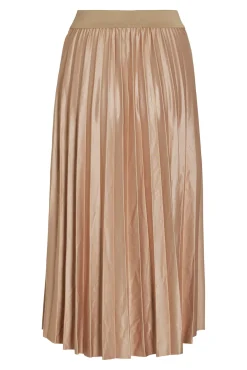 Falda midi plisada