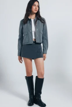 Falda pantaón cinturón