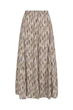 Falda vuelo estampada